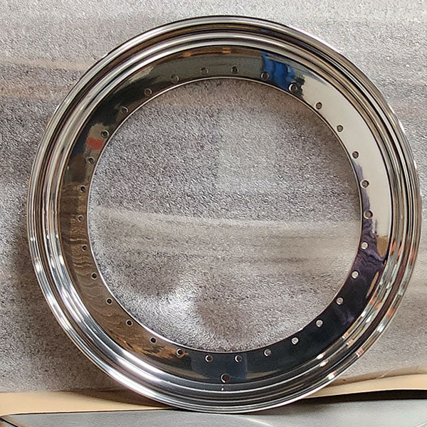 BBS 19" LM-R Aluminum & Stainless Steel Outer Rim - 20 or 40 bolts